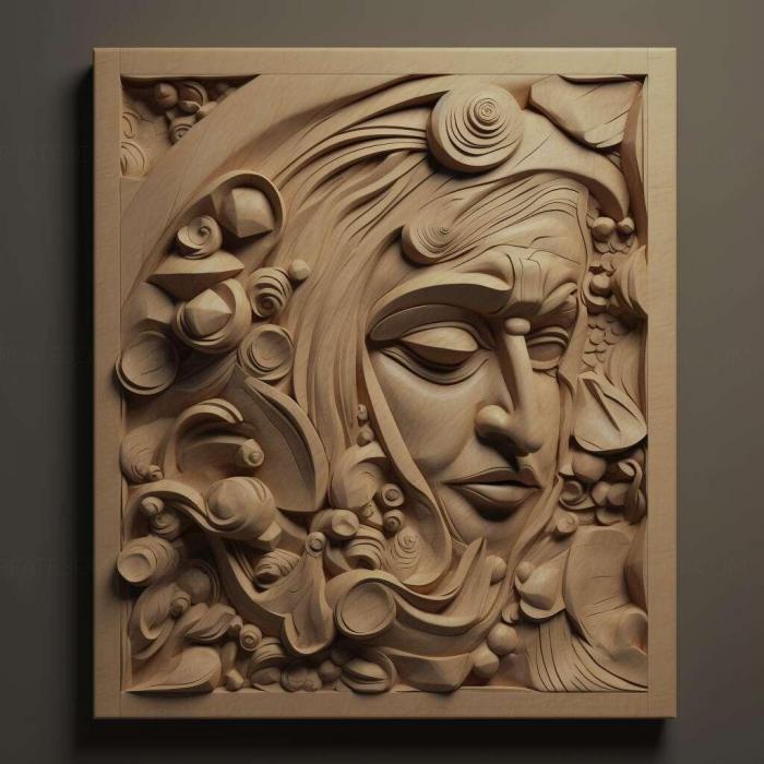 نموذج ثلاثي الأبعاد لآلة CNC 3D Art 